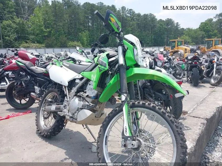 2023 Kawasaki Klx300 D VIN: ML5LXBD19PDA22098 Lot: 42400969