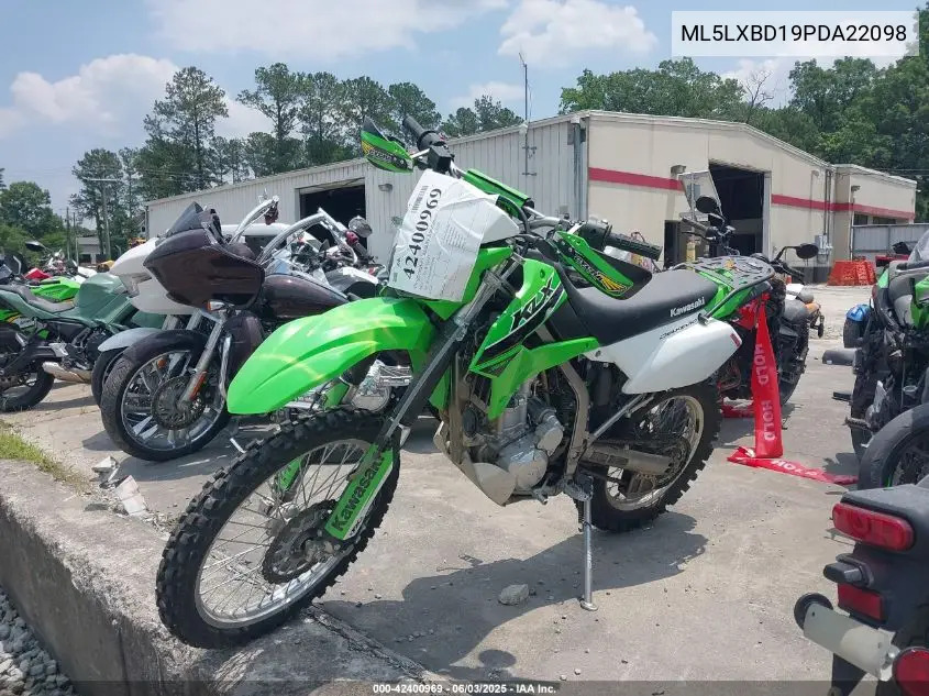 2023 Kawasaki Klx300 D VIN: ML5LXBD19PDA22098 Lot: 42400969