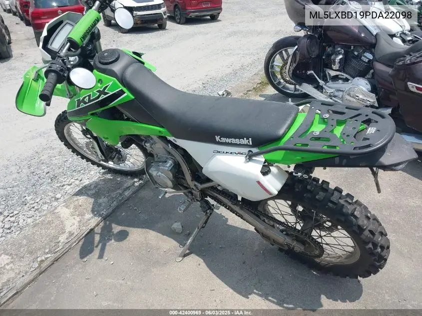 2023 Kawasaki Klx300 D VIN: ML5LXBD19PDA22098 Lot: 42400969