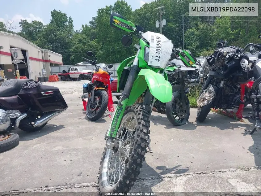 2023 Kawasaki Klx300 D VIN: ML5LXBD19PDA22098 Lot: 42400969