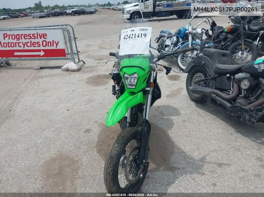 2023 Kawasaki Klx230 S VIN: MH4LXCS17PJP00261 Lot: 42421419