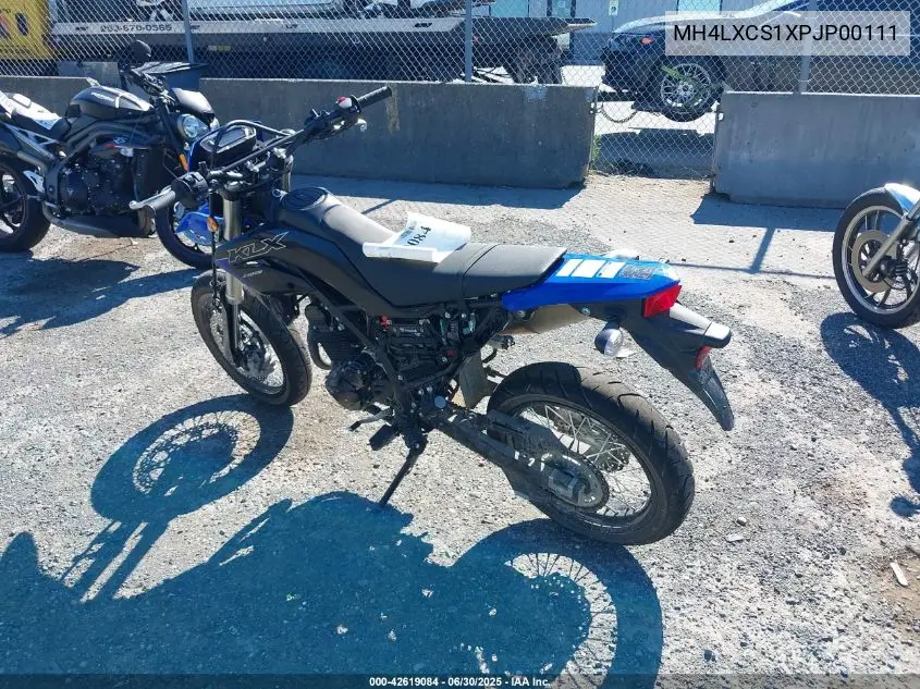 2023 Kawasaki Klx230 S VIN: MH4LXCS1XPJP00111 Lot: 42619084