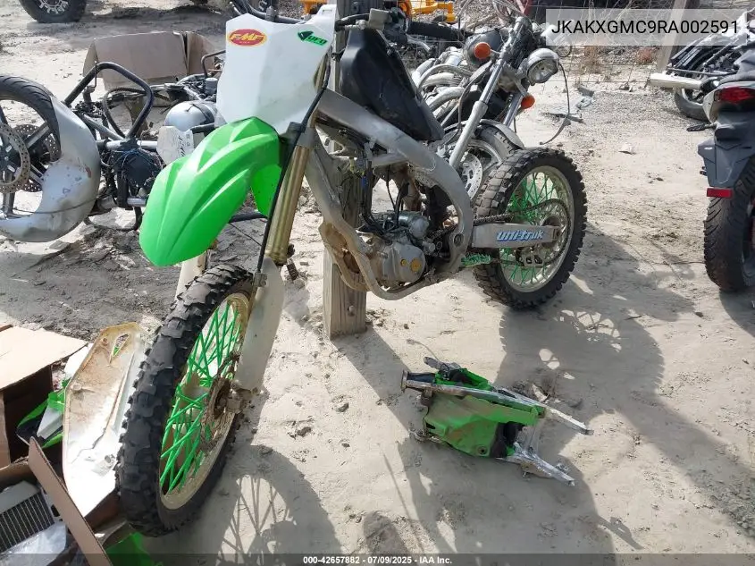 2024 Kawasaki Kx450 M VIN: JKAKXGMC9RA002591 Lot: 42657882