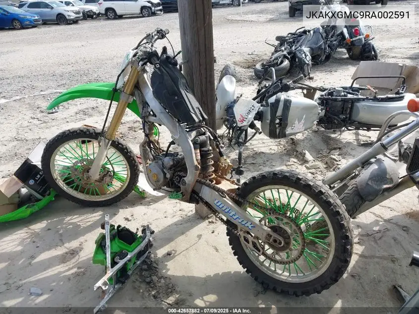 2024 Kawasaki Kx450 M VIN: JKAKXGMC9RA002591 Lot: 42657882