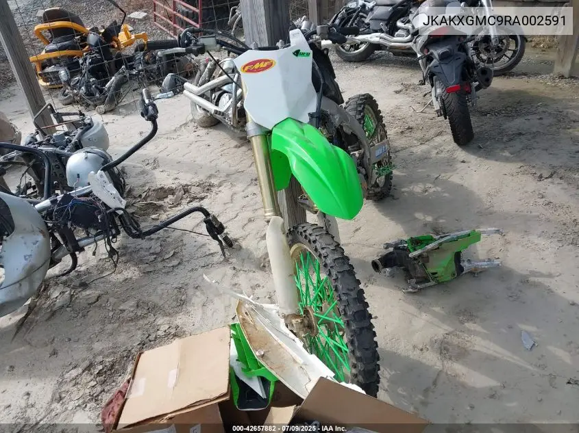 2024 Kawasaki Kx450 M VIN: JKAKXGMC9RA002591 Lot: 42657882