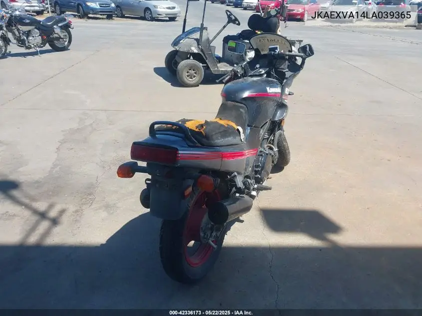 1990 Kawasaki Ex500 VIN: JKAEXVA14LA039365 Lot: 42336173