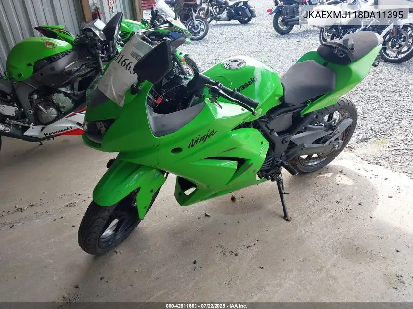 2008 Kawasaki Ex250 J VIN: JKAEXMJ118DA11395 Lot: 42811663