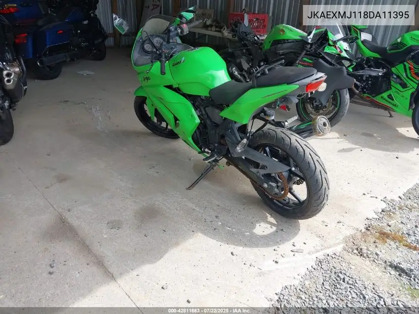2008 Kawasaki Ex250 J VIN: JKAEXMJ118DA11395 Lot: 42811663