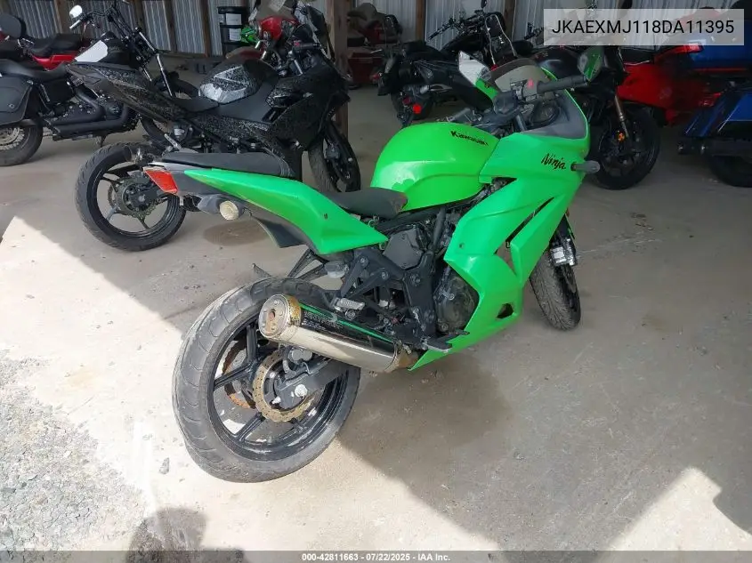 2008 Kawasaki Ex250 J VIN: JKAEXMJ118DA11395 Lot: 42811663