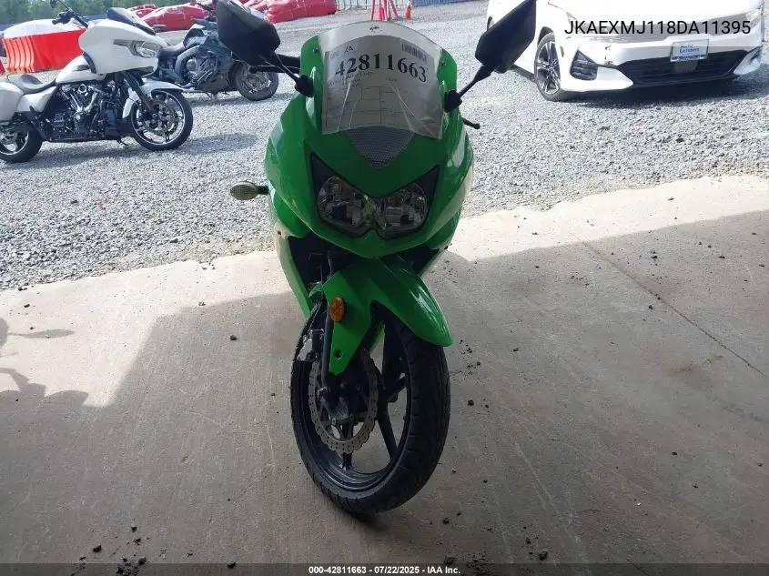 2008 Kawasaki Ex250 J VIN: JKAEXMJ118DA11395 Lot: 42811663