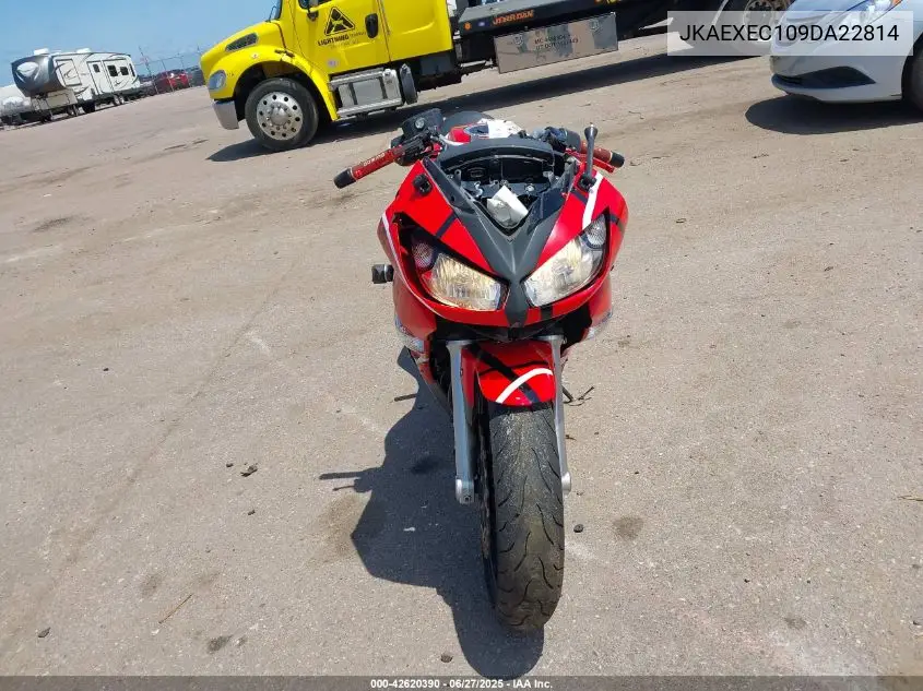 2009 Kawasaki Ex650 C VIN: JKAEXEC109DA22814 Lot: 42620390