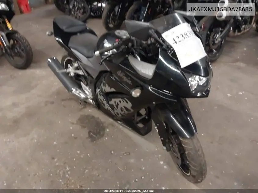 2011 Kawasaki Ex250 J VIN: JKAEXMJ15BDA78685 Lot: 42383911