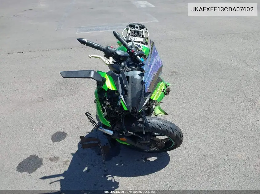 2012 Kawasaki Ex650 Ec VIN: JKAEXEE13CDA07602 Lot: 42743229