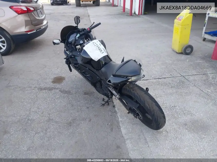 2013 Kawasaki Ex300 A VIN: JKAEX8A18DDA04669 Lot: 42295883