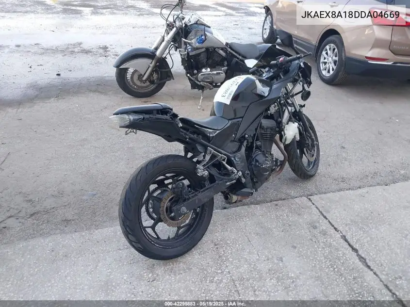 2013 Kawasaki Ex300 A VIN: JKAEX8A18DDA04669 Lot: 42295883