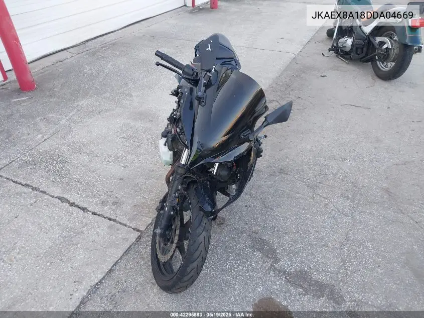 2013 Kawasaki Ex300 A VIN: JKAEX8A18DDA04669 Lot: 42295883