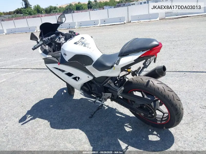 2013 Kawasaki Ex300 A VIN: JKAEX8A17DDA03013 Lot: 42349931