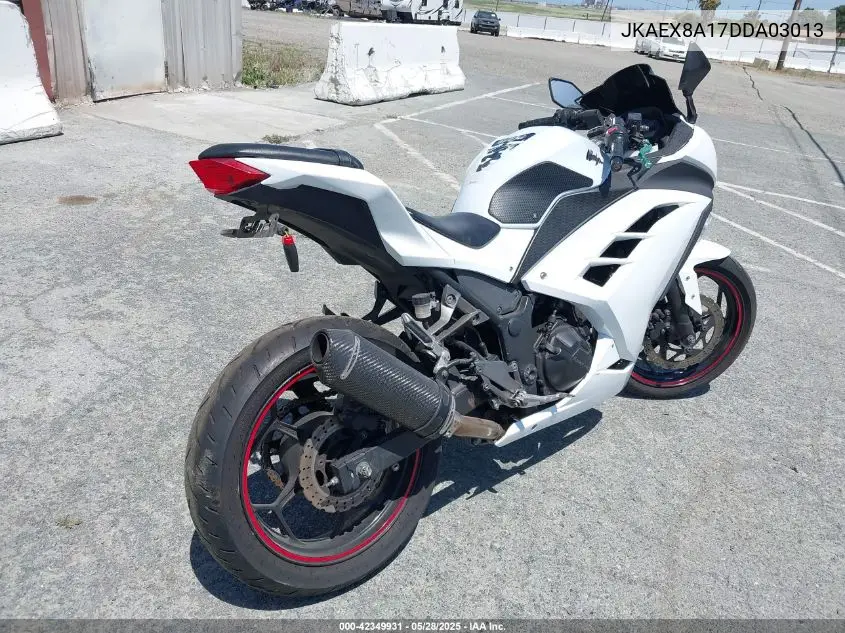 2013 Kawasaki Ex300 A VIN: JKAEX8A17DDA03013 Lot: 42349931