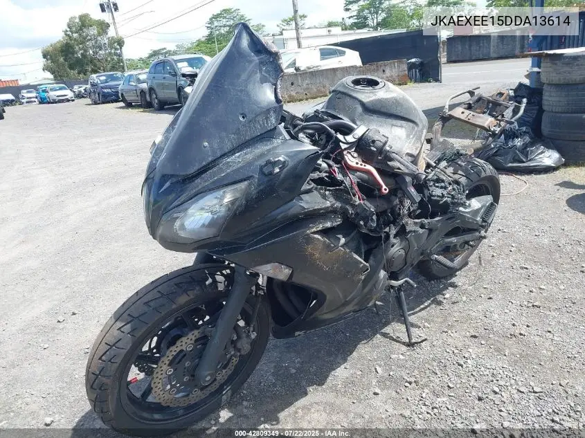 2013 Kawasaki Ex650 E VIN: JKAEXEE15DDA13614 Lot: 42809349