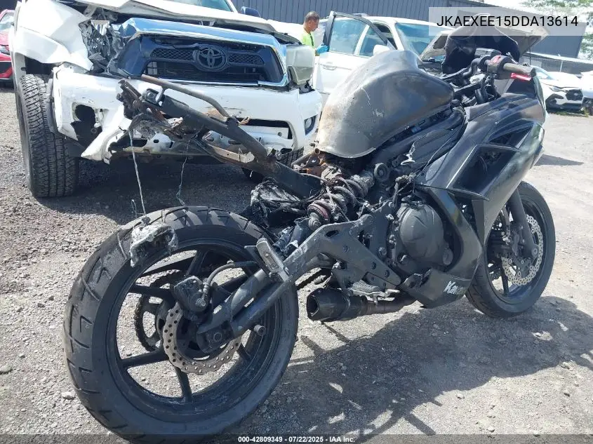 2013 Kawasaki Ex650 E VIN: JKAEXEE15DDA13614 Lot: 42809349