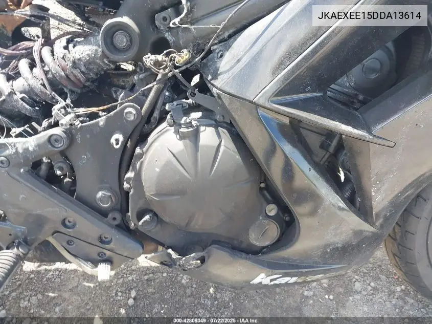 2013 Kawasaki Ex650 E VIN: JKAEXEE15DDA13614 Lot: 42809349