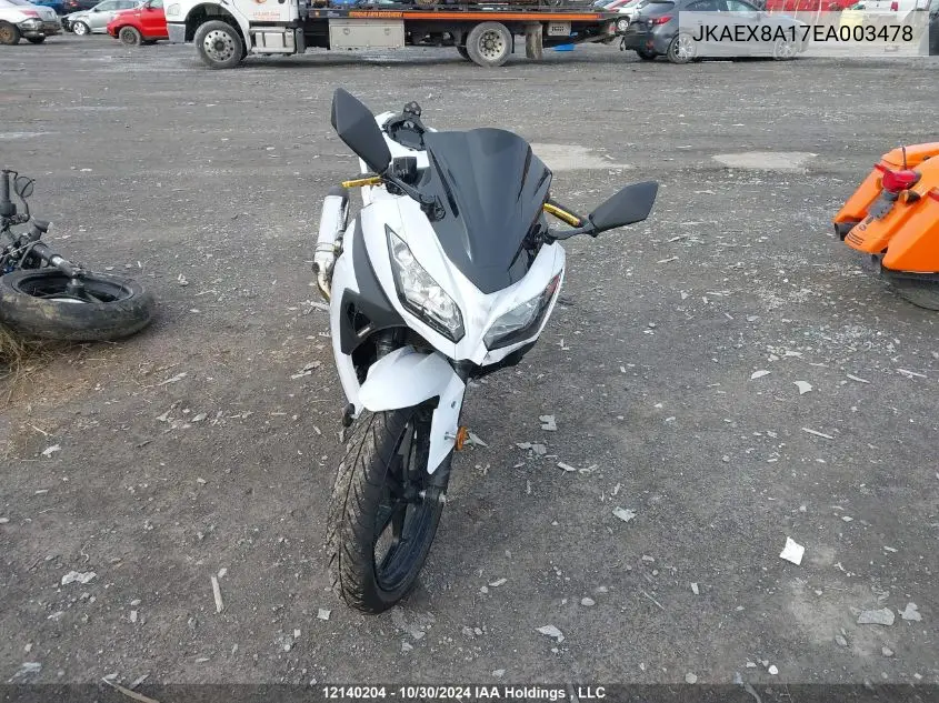 2014 Kawasaki Ex300 A VIN: JKAEX8A17EA003478 Lot: 12140204