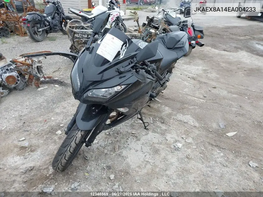2014 Kawasaki Ex300 A VIN: JKAEX8A14EA004233 Lot: 12348569