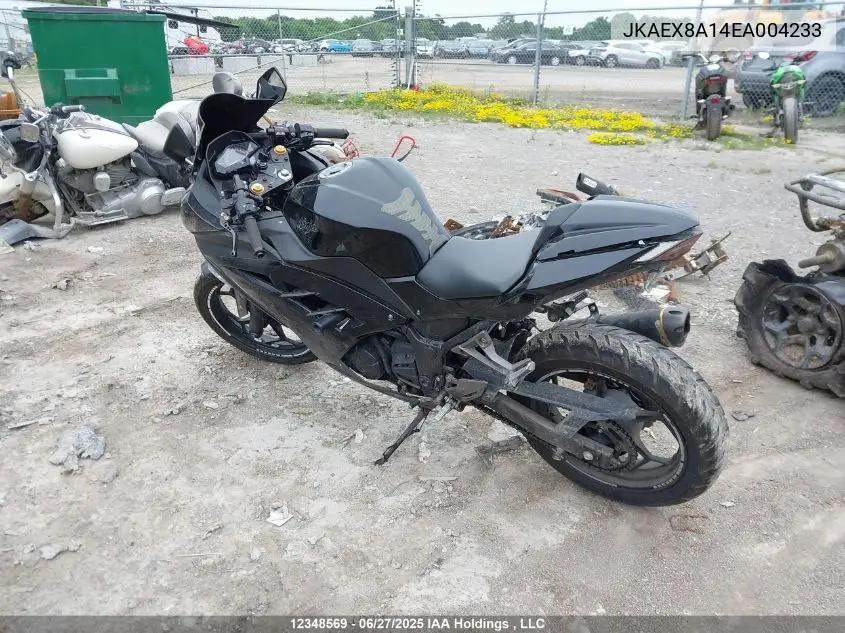 2014 Kawasaki Ex300 A VIN: JKAEX8A14EA004233 Lot: 12348569