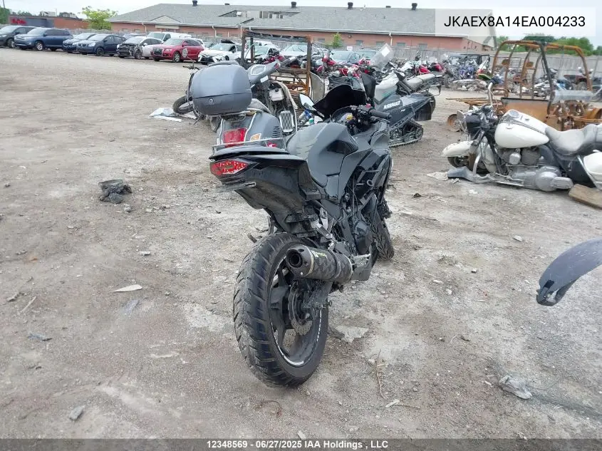 2014 Kawasaki Ex300 A VIN: JKAEX8A14EA004233 Lot: 12348569