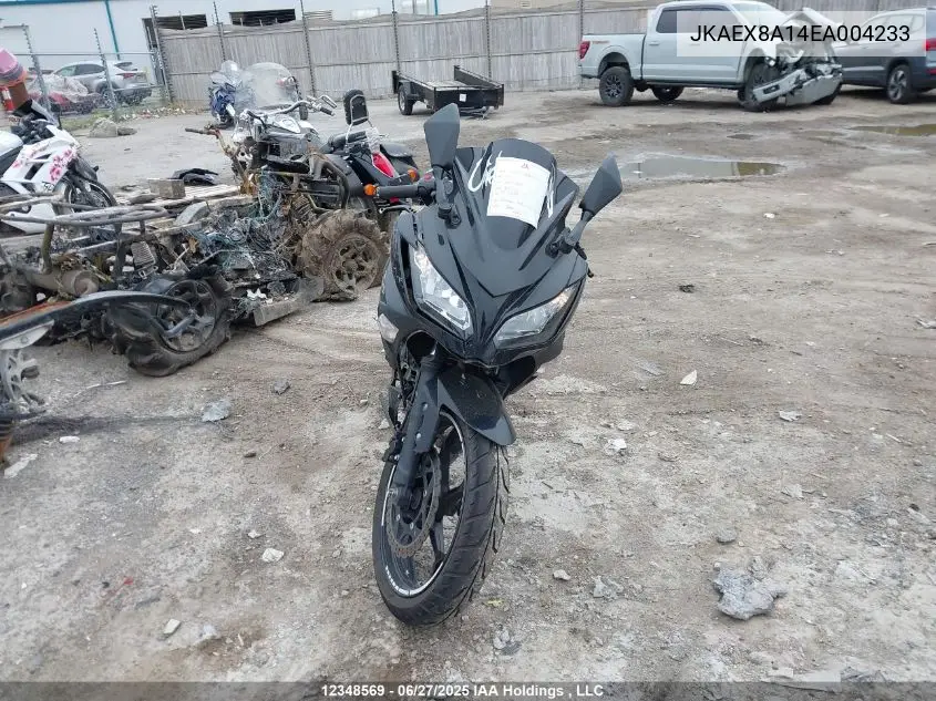 2014 Kawasaki Ex300 A VIN: JKAEX8A14EA004233 Lot: 12348569
