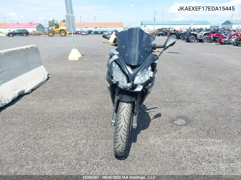 2014 Kawasaki Ex650 F VIN: JKAEXEF17EDA15445 Lot: 12350267