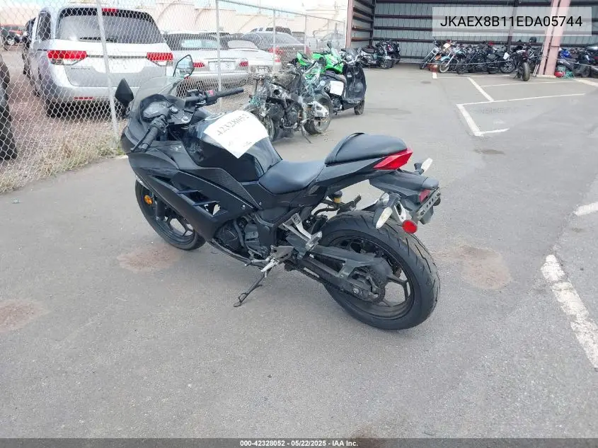2014 Kawasaki Ex300 B VIN: JKAEX8B11EDA05744 Lot: 42328052