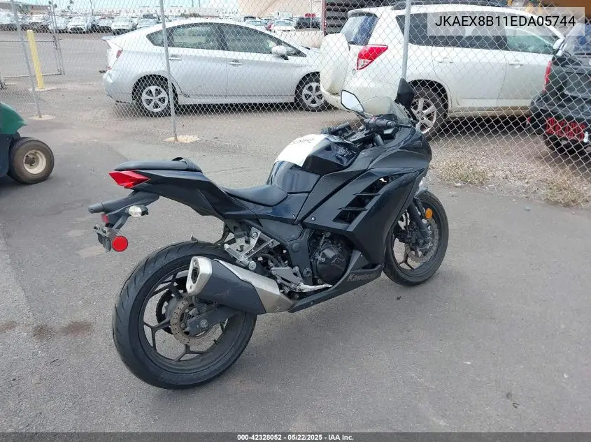 2014 Kawasaki Ex300 B VIN: JKAEX8B11EDA05744 Lot: 42328052