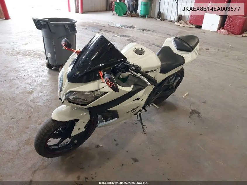 2014 Kawasaki Ex300 B VIN: JKAEX8B14EA003677 Lot: 42343222