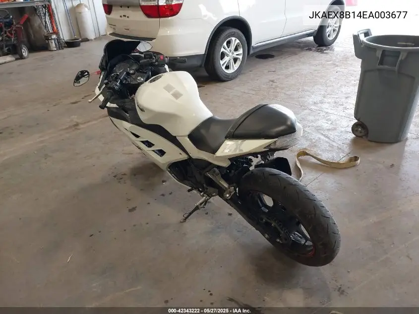 2014 Kawasaki Ex300 B VIN: JKAEX8B14EA003677 Lot: 42343222