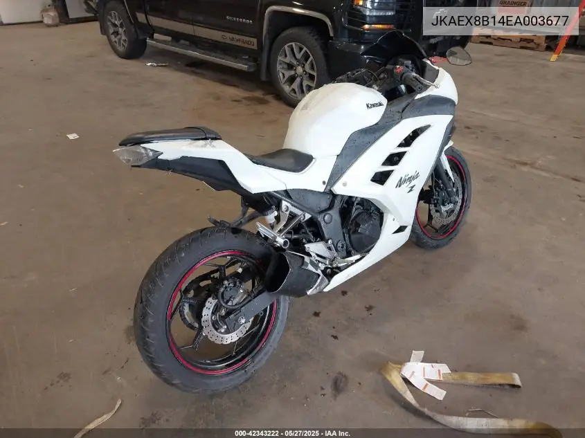 2014 Kawasaki Ex300 B VIN: JKAEX8B14EA003677 Lot: 42343222