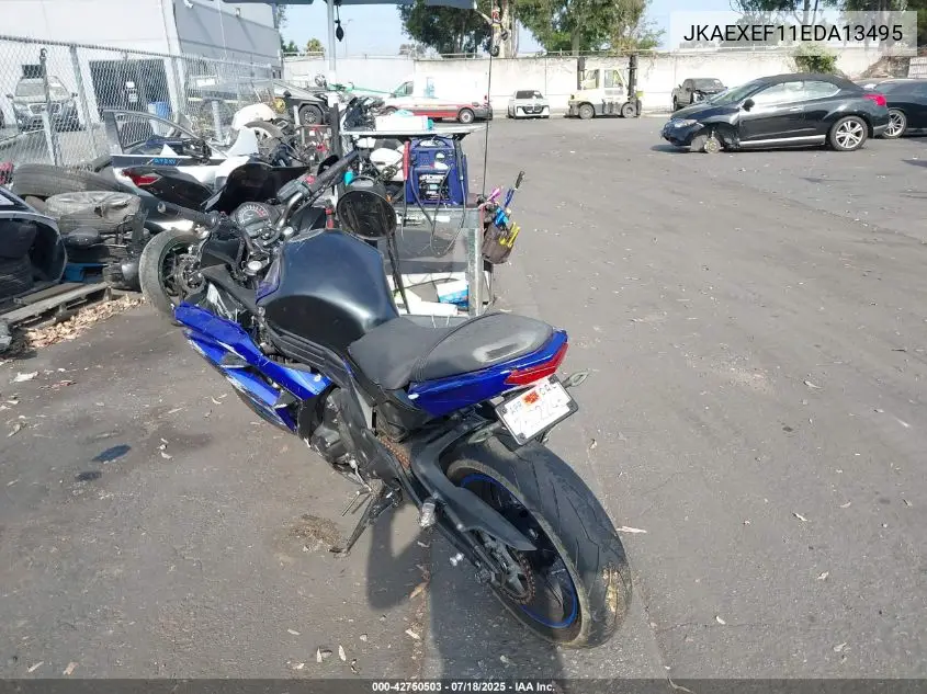 2014 Kawasaki Ex650 F VIN: JKAEXEF11EDA13495 Lot: 42750503