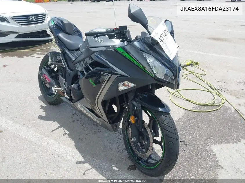 2015 Kawasaki Ex300 A VIN: JKAEX8A16FDA23174 Lot: 42747149