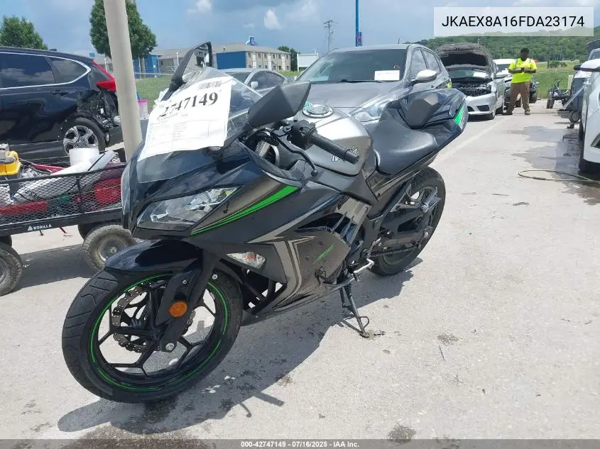 2015 Kawasaki Ex300 A VIN: JKAEX8A16FDA23174 Lot: 42747149