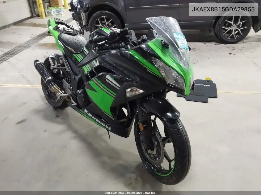2016 Kawasaki Ex300 B VIN: JKAEX8B15GDA29855 Lot: 42319937