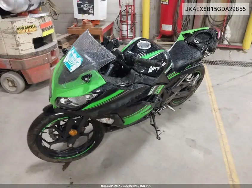 2016 Kawasaki Ex300 B VIN: JKAEX8B15GDA29855 Lot: 42319937