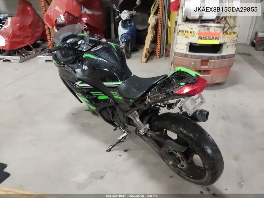 2016 Kawasaki Ex300 B VIN: JKAEX8B15GDA29855 Lot: 42319937