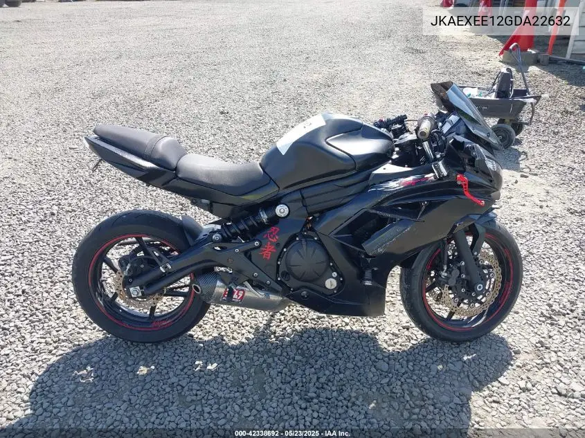 2016 Kawasaki Ex650 E VIN: JKAEXEE12GDA22632 Lot: 42338692