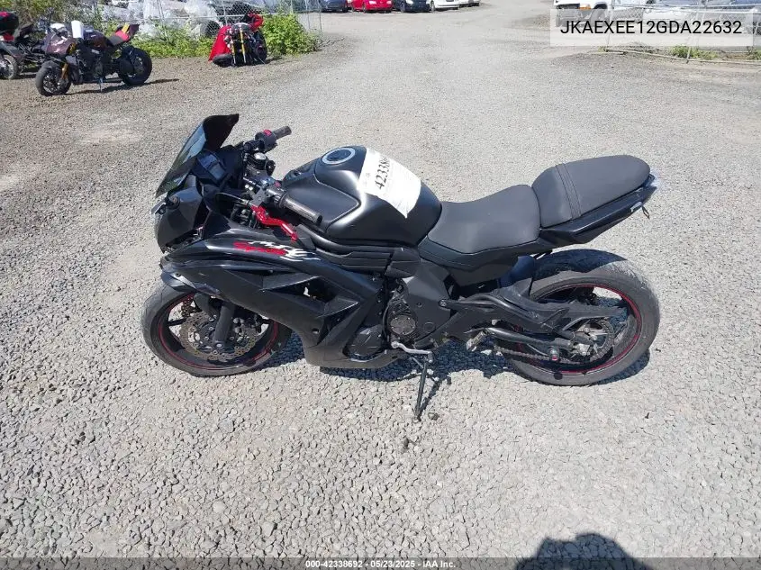 2016 Kawasaki Ex650 E VIN: JKAEXEE12GDA22632 Lot: 42338692