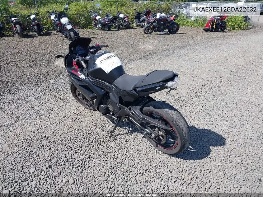 2016 Kawasaki Ex650 E VIN: JKAEXEE12GDA22632 Lot: 42338692