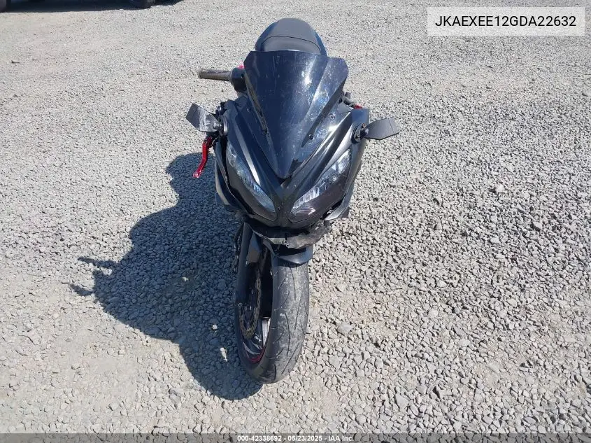 2016 Kawasaki Ex650 E VIN: JKAEXEE12GDA22632 Lot: 42338692