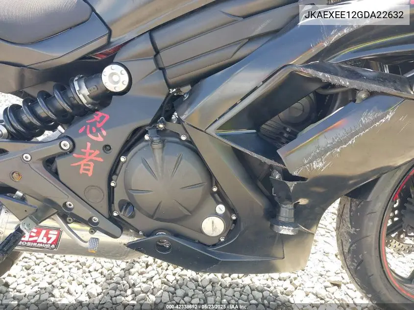 2016 Kawasaki Ex650 E VIN: JKAEXEE12GDA22632 Lot: 42338692