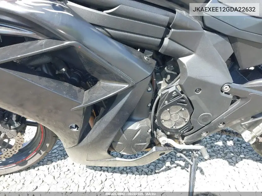 2016 Kawasaki Ex650 E VIN: JKAEXEE12GDA22632 Lot: 42338692
