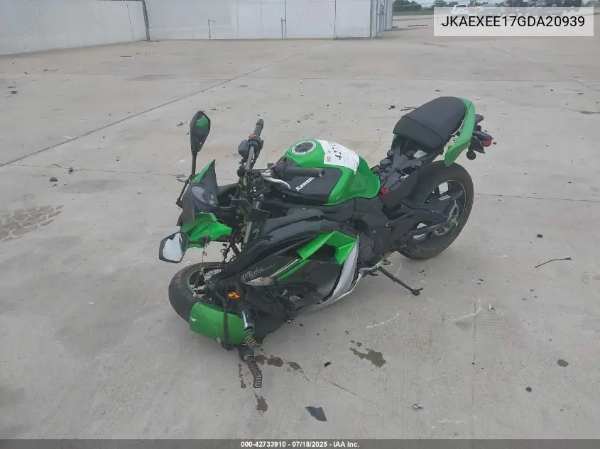 2016 Kawasaki Ex650 E VIN: JKAEXEE17GDA20939 Lot: 42733910