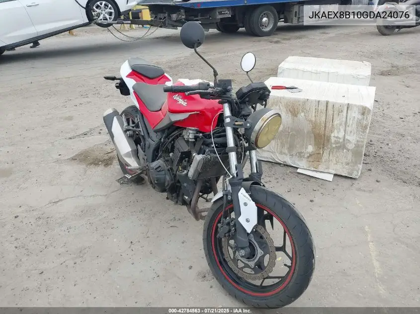 2016 Kawasaki Ex300 B VIN: JKAEX8B10GDA24076 Lot: 42784563